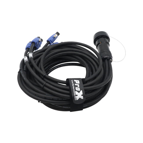19-Pin Kupo WPS-5219LM to 6x PowerCon Blue 2x 6ft 2x 10ft 2x 16f SJOOW - 12AWG