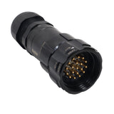19-Pin Male Connector - Solder Type - Kupo PLS-5219LM