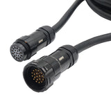 Power Distribution 50Ft 19 Pin Male to Female 12 AWG Extension Cable