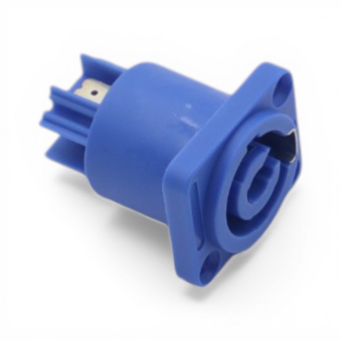 Panel Mount Blue Power Connection Compatible Female Connector