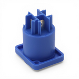 Panel Mount Blue Power Connection Compatible Female Connector