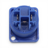 Panel Mount Blue Power Connection Compatible Female Connector