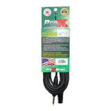 25 Ft. Unbalanced 1/4" TS to XLR3-F High Performance Audio Cable
