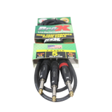 5 Ft. 1/4" TS-M to Dual 1/4" TS-M High Performance Audio Cable