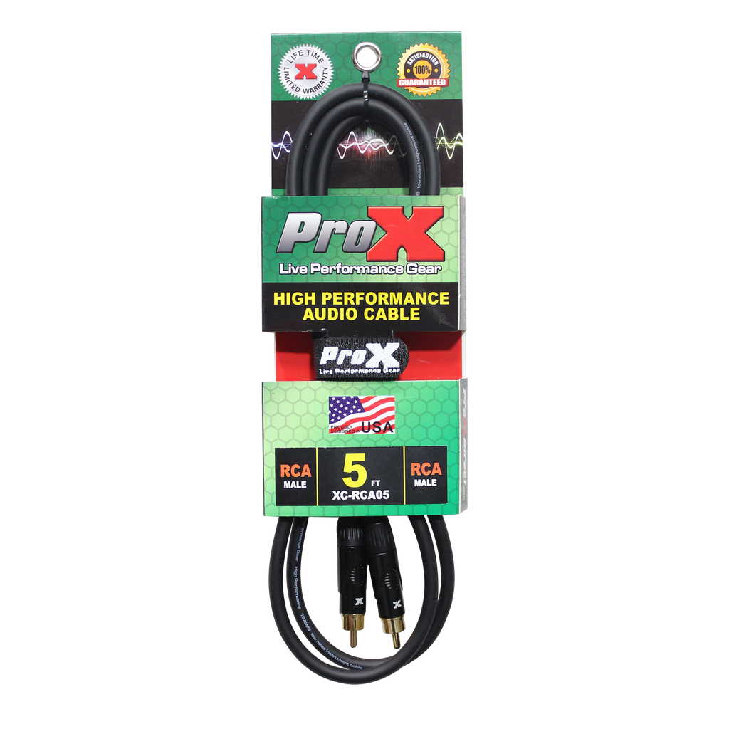 5 Ft. High Performance Audio Cable RCA to RCA