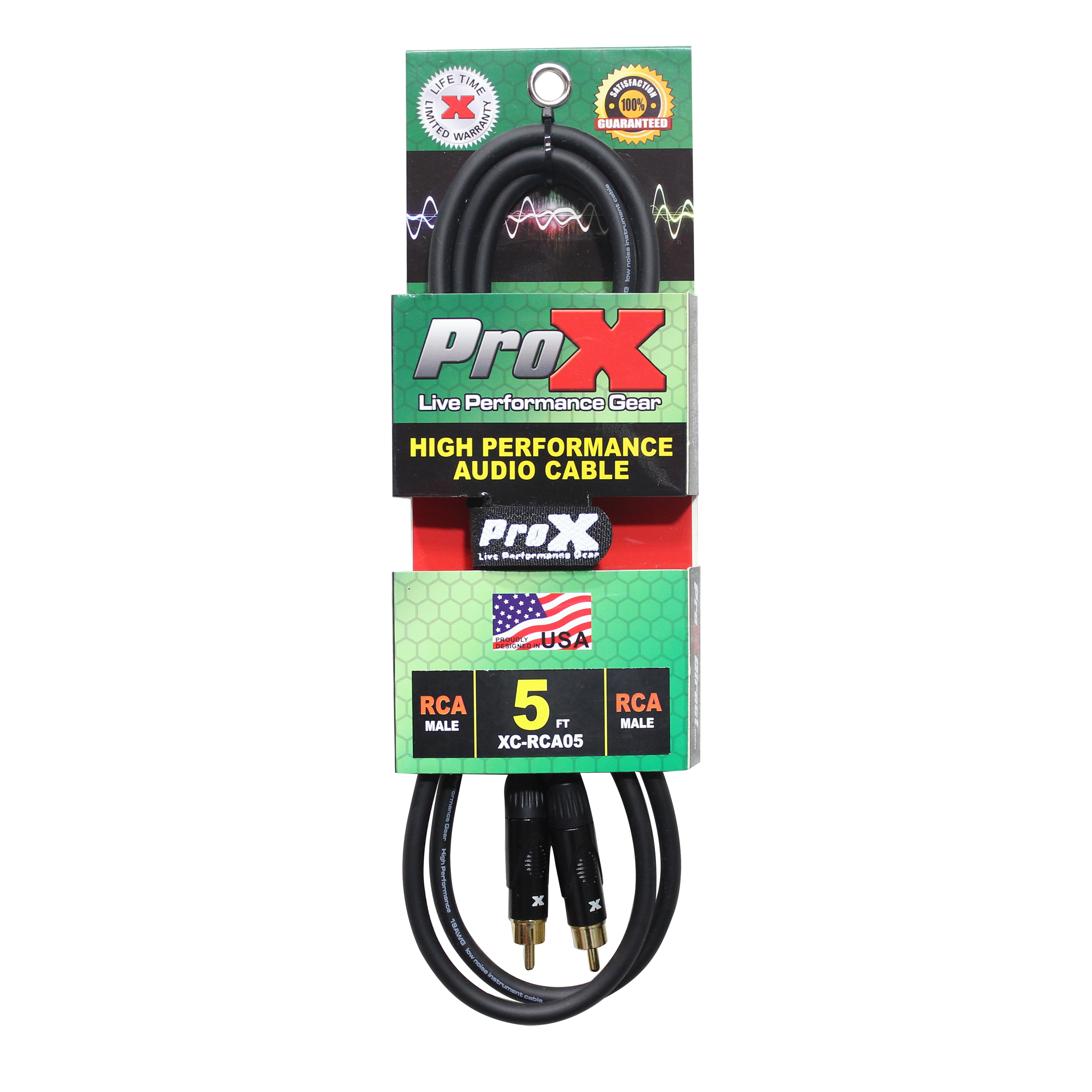 5 Ft. High Performance Audio Cable RCA to RCA