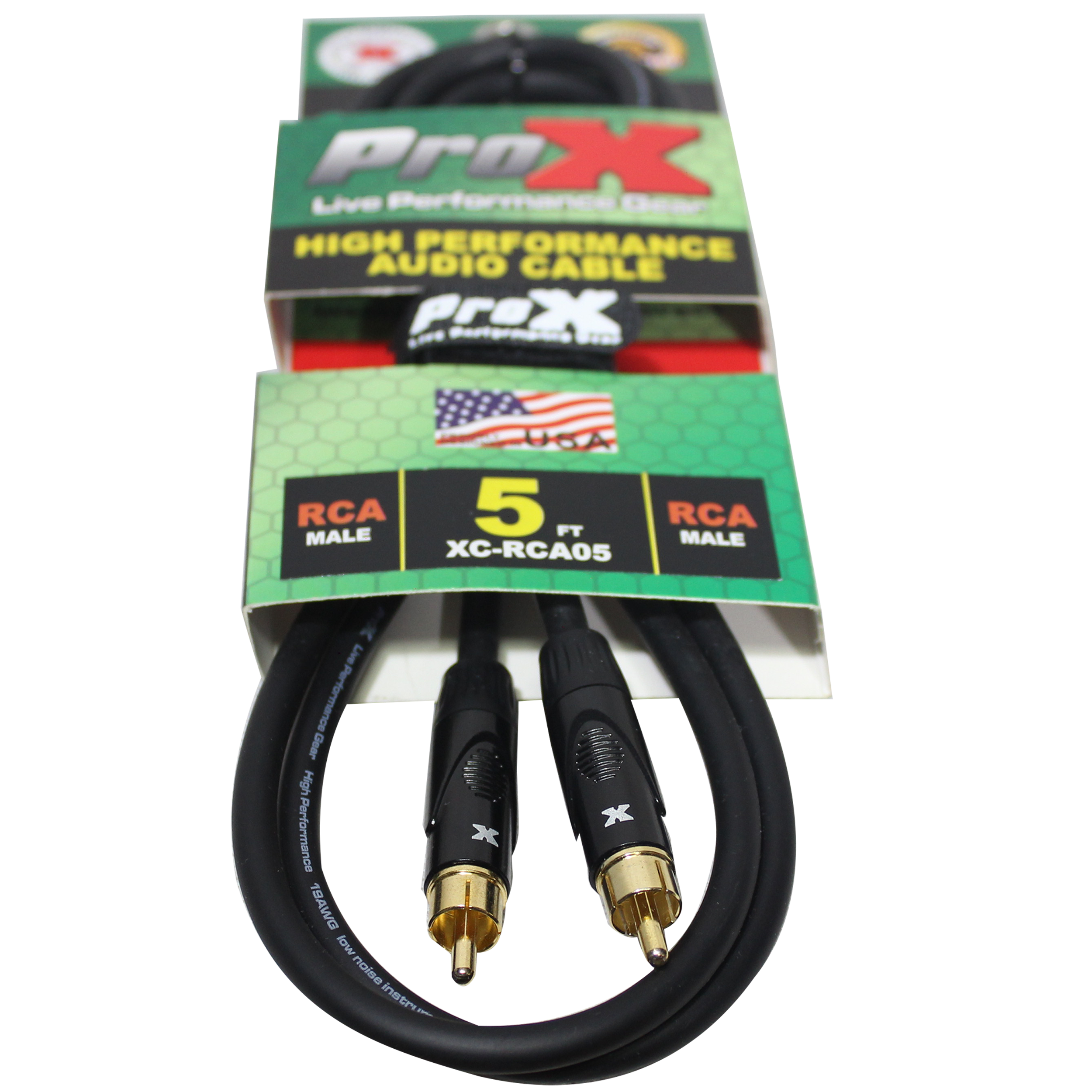 5 Ft. High Performance Audio Cable RCA to RCA