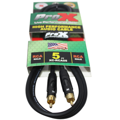 5 Ft. High Performance Audio Cable RCA to RCA