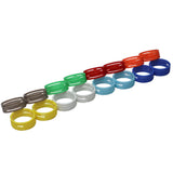 8 Color Ring Replacements for XLR Cables 16 Pack - Identify your cable lenght for all ProX XLR Cables