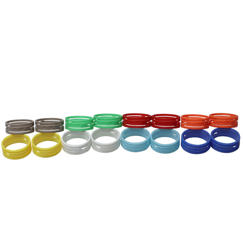 8 Color Ring Replacements for XLR Cables 16 Pack - Identify your cable lenght for all ProX XLR Cables