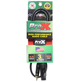 3 Ft. Unbalanced RCA to XLR-F High Performance Audio Cable