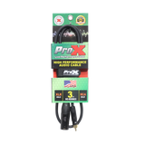 3' Ft. High Performance XLR Male to RCA Male Unbalanced Audio Cable