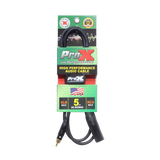 5' Ft. High Performance XLR Male to RCA Male Unbalanced Audio Cable