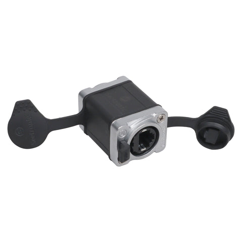 Professional Military Tactical RJ45 Ethernet Coupler IP65 Waterproof for Cat6 Cat7 Cat8