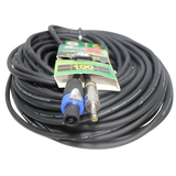 100 Ft. Speak Twist to 1/4" TS-M High Performance Speaker Cable 12AWG