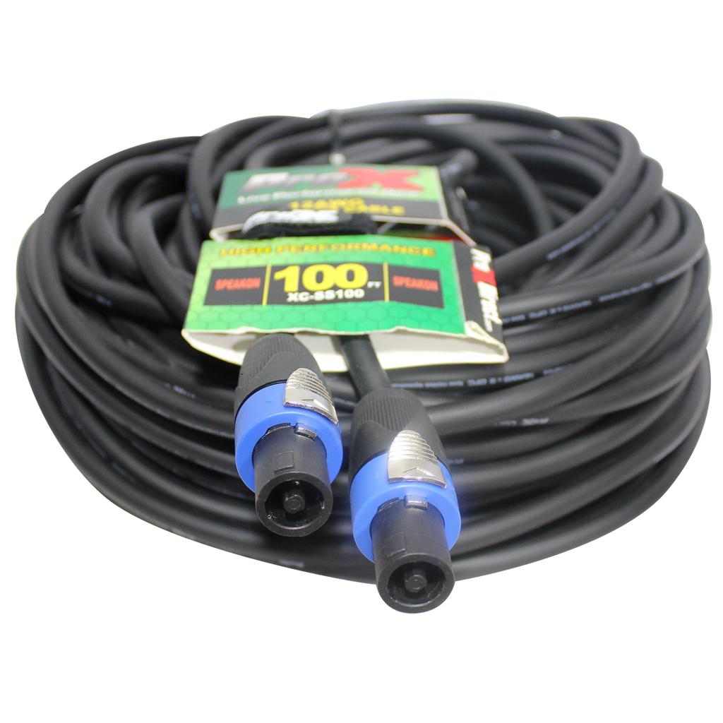 100 Ft. Speak Twist 2 Conductor 12AWG High Performance Speaker Cable