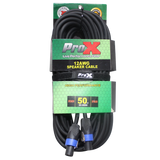 50 Ft. SpeakOn to SpeakOn 2 Conductor 12AWG High Performance Speaker Cable