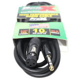 10 Ft. Balanced 1/4" TRS to XLR3-F High Performance Audio Cable