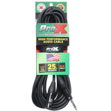 25 Ft. Balanced 1/4" TRS to XLR3-F High Performance Audio Cable