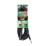 25 Ft. Balanced XLR-M to 1/4 TRS-M High Performance Audio Cable