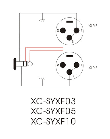 10 Ft. High Performance Y Cable 1/4