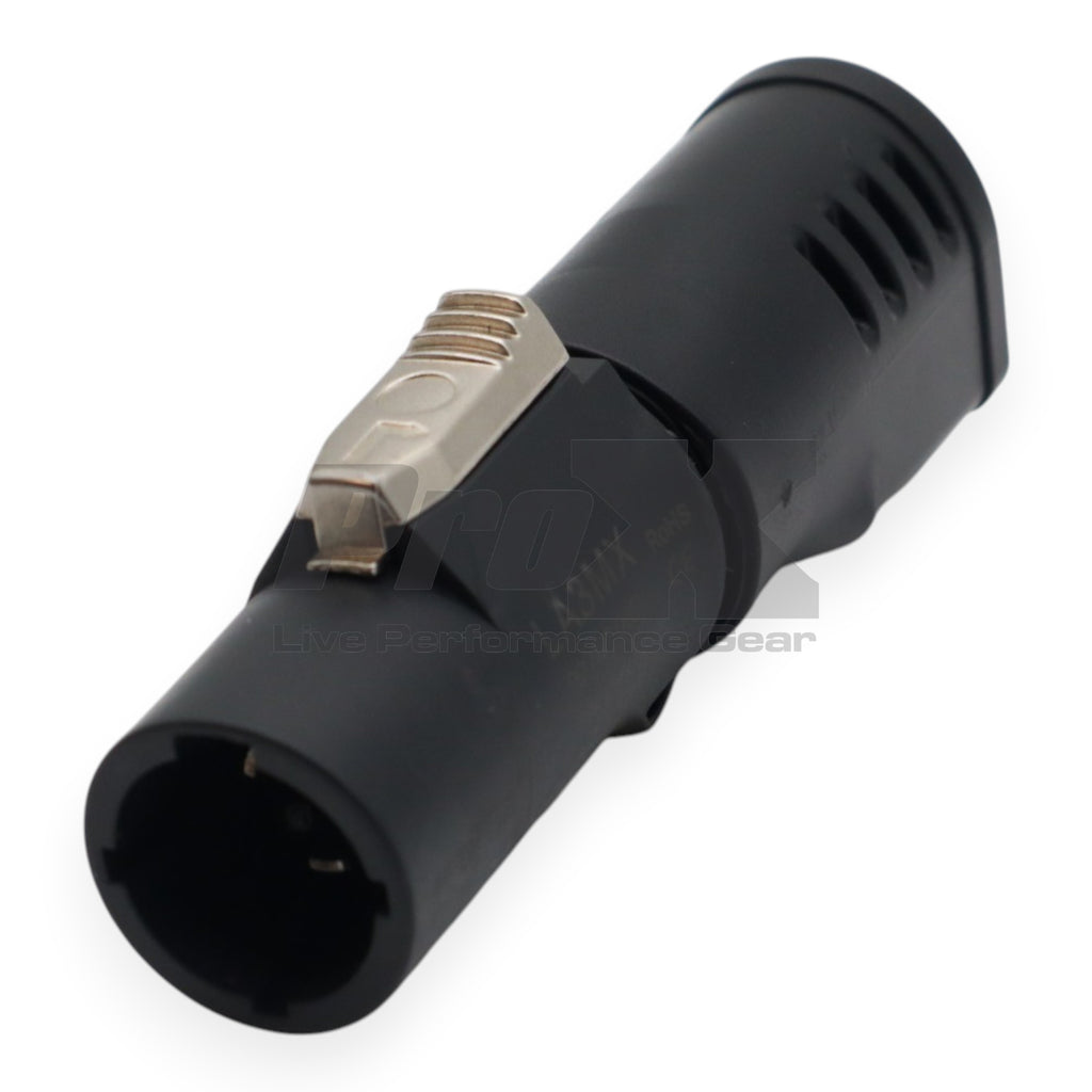 Edison Nema 515R Female to True1 Male Black locking Connector Power Coupler Adapter