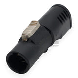 Edison Nema 515R Female to True1 Male Black locking Connector Power Coupler Adapter