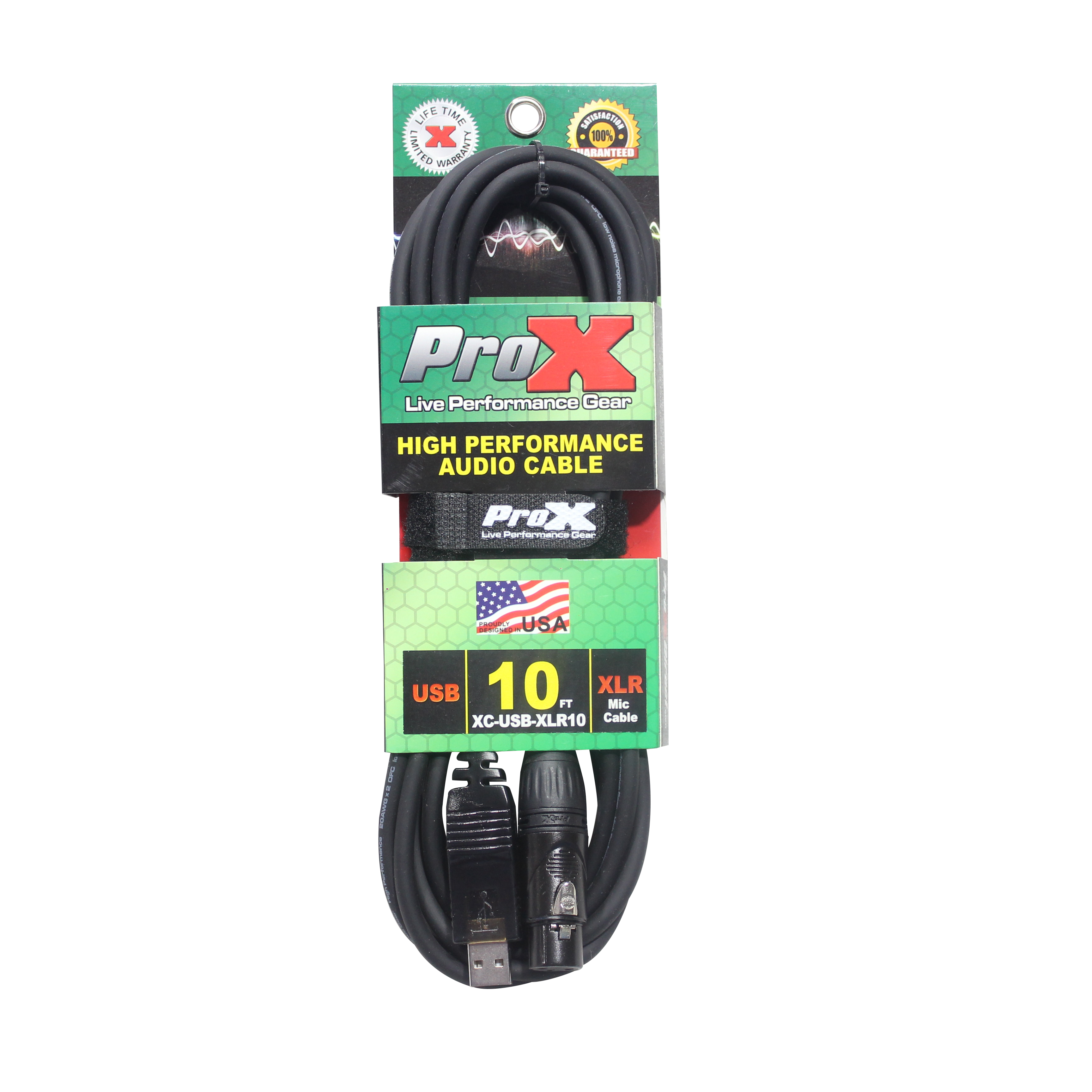 10 Ft XLR-F to USB High Performance Audio Cable