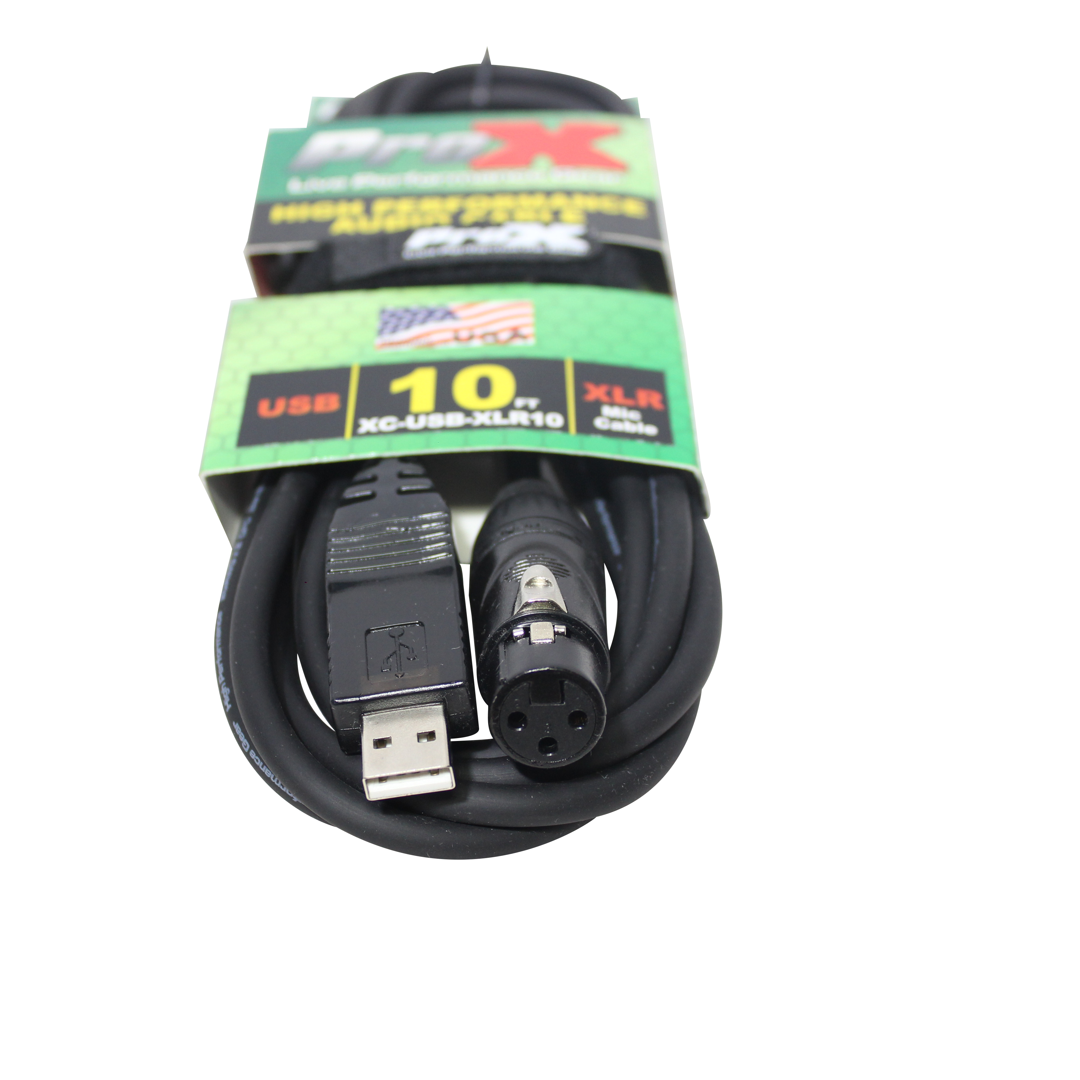 10 Ft XLR-F to USB High Performance Audio Cable