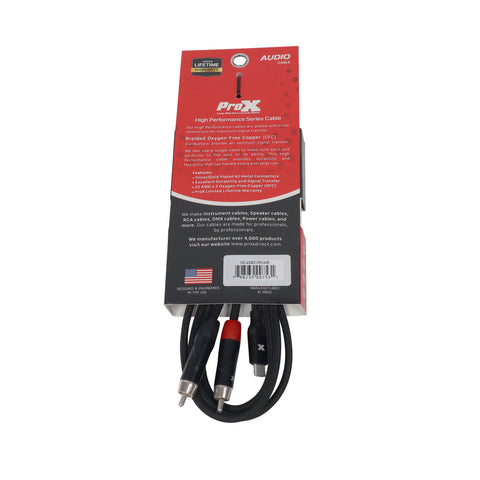 6FT USB-C to Dual RCA Smartphone and Laptop to Mixer, Amplifier, Powered Speaker and Console Interface