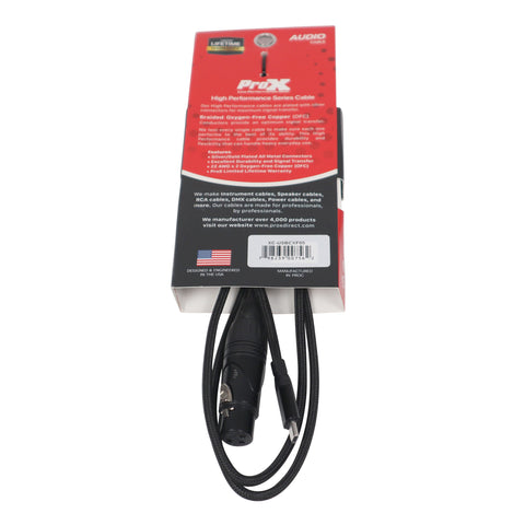 5FT USB-C to XLR Female Audio Cable – Smartphone and Laptop to Mixer, Amplifier, Powered Speaker and Console Interface