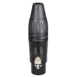 High Performance Female Connector with Solder Points for XLR Mic Cable