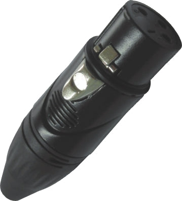 High Performance Female Connector Plug with Solder Point for XLR Mic Cable