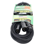 25' Ft High Performace Y-Cable XLR-F to Dual XLR-M Audio Cable