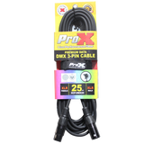 25 Ft. DMX XLR3-M to XLR3-F Premium Cable