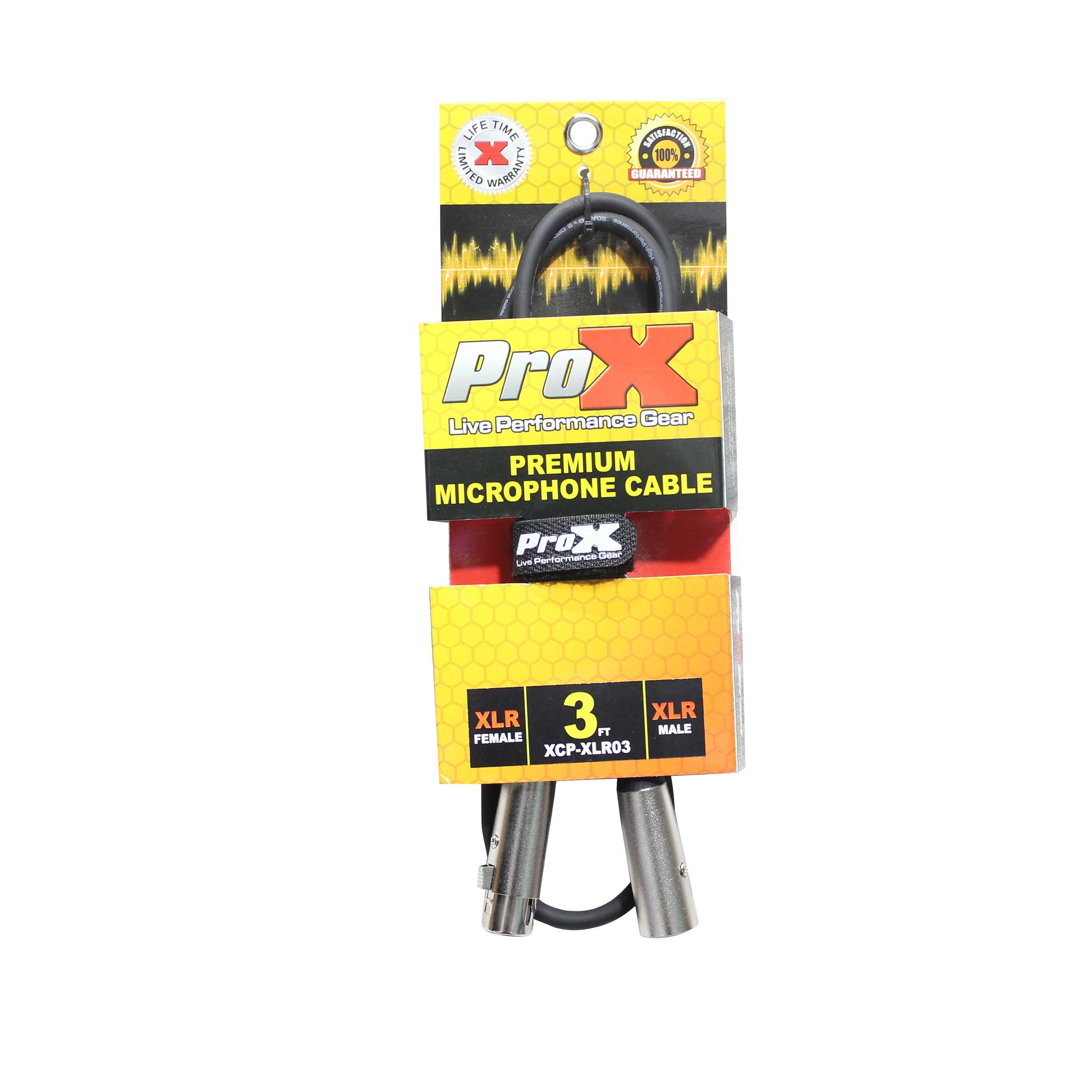 3 Ft. Balanced XLR3-F to XLR3-M Premium Audio Microphone Cable