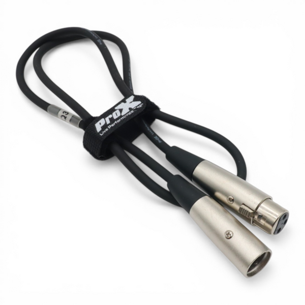 3 Ft. Balanced XLR3-F to XLR3-M Premium Audio Microphone Cable
