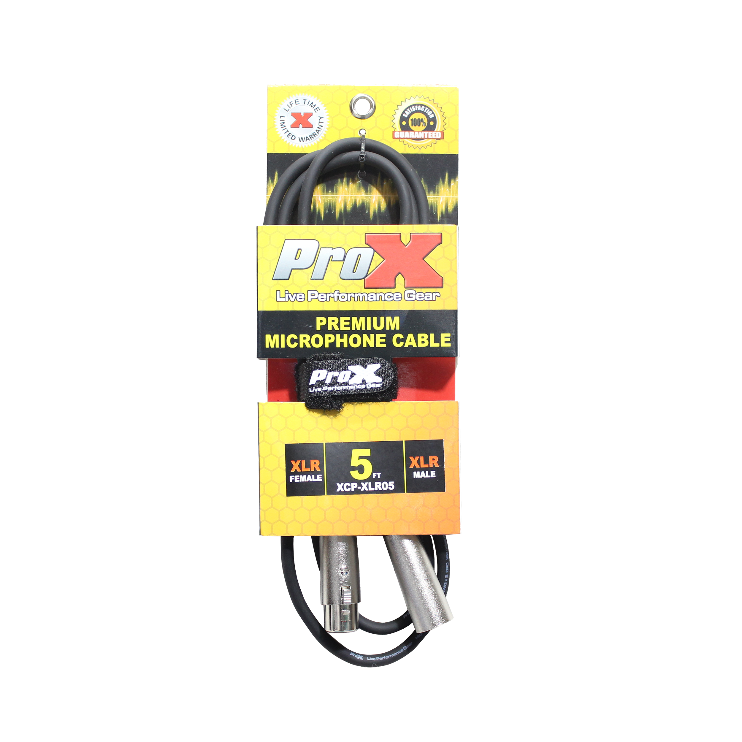 5 Ft. Balanced XLR3-F to XLR3-M Premium Audio Microphone Cable