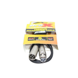 5 Ft. Balanced XLR3-F to XLR3-M Premium Audio Microphone Cable