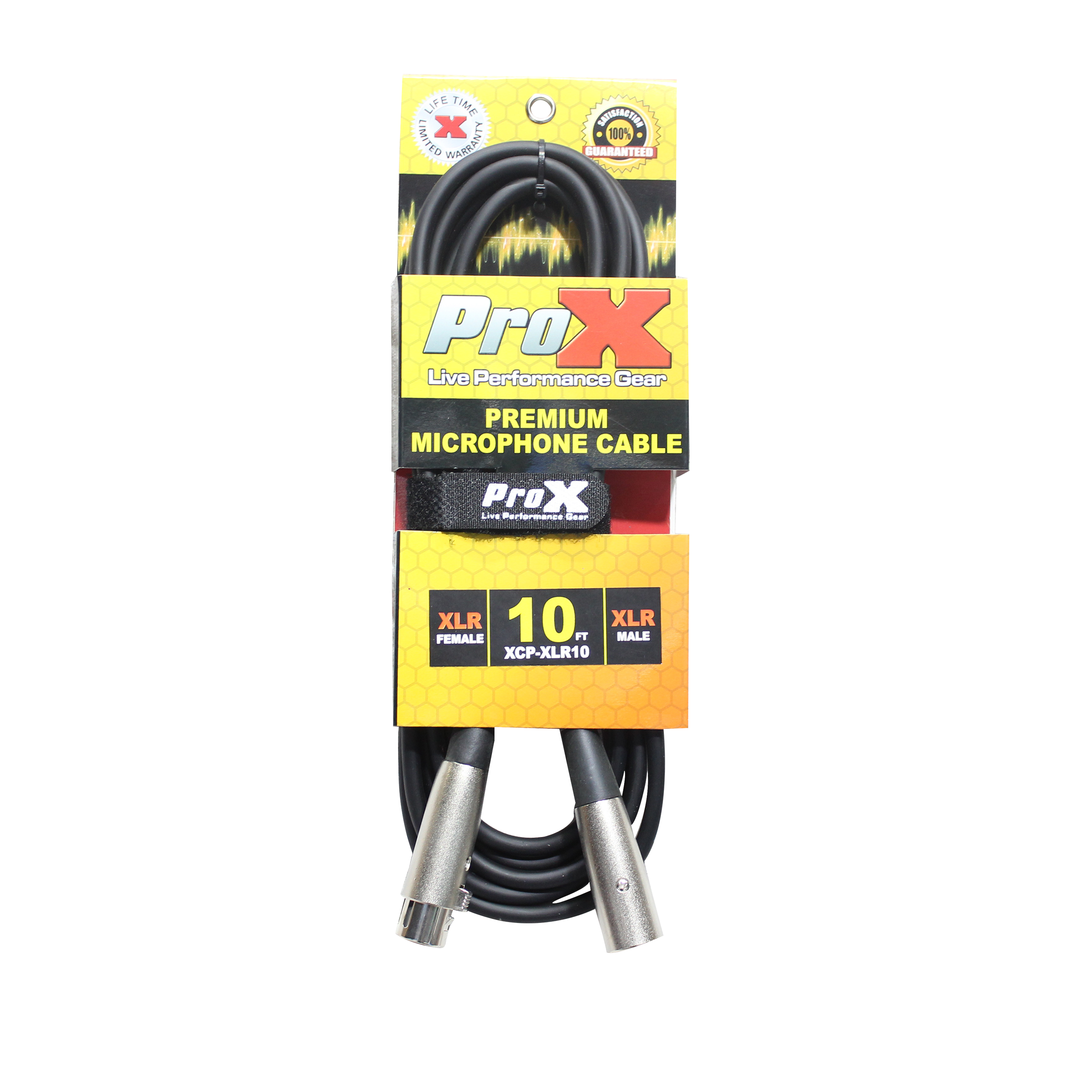 10 Ft. Balanced XLR3-F to XLR3-M Premium Audio Microphone Cable