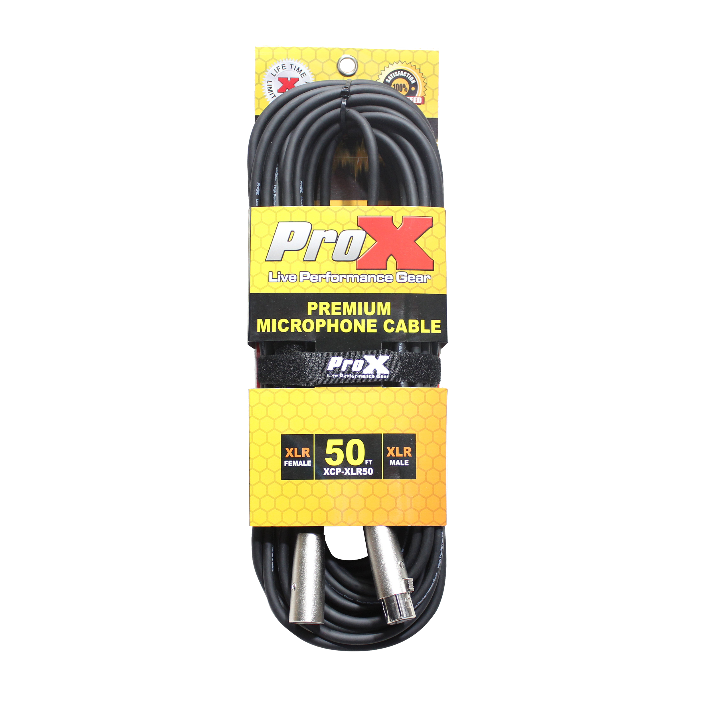 50 Ft. Balanced XLR3-F to XLR3-M Premium Audio-Microphone Cable