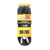 50 Ft. Balanced XLR3-F to XLR3-M Premium Audio-Microphone Cable