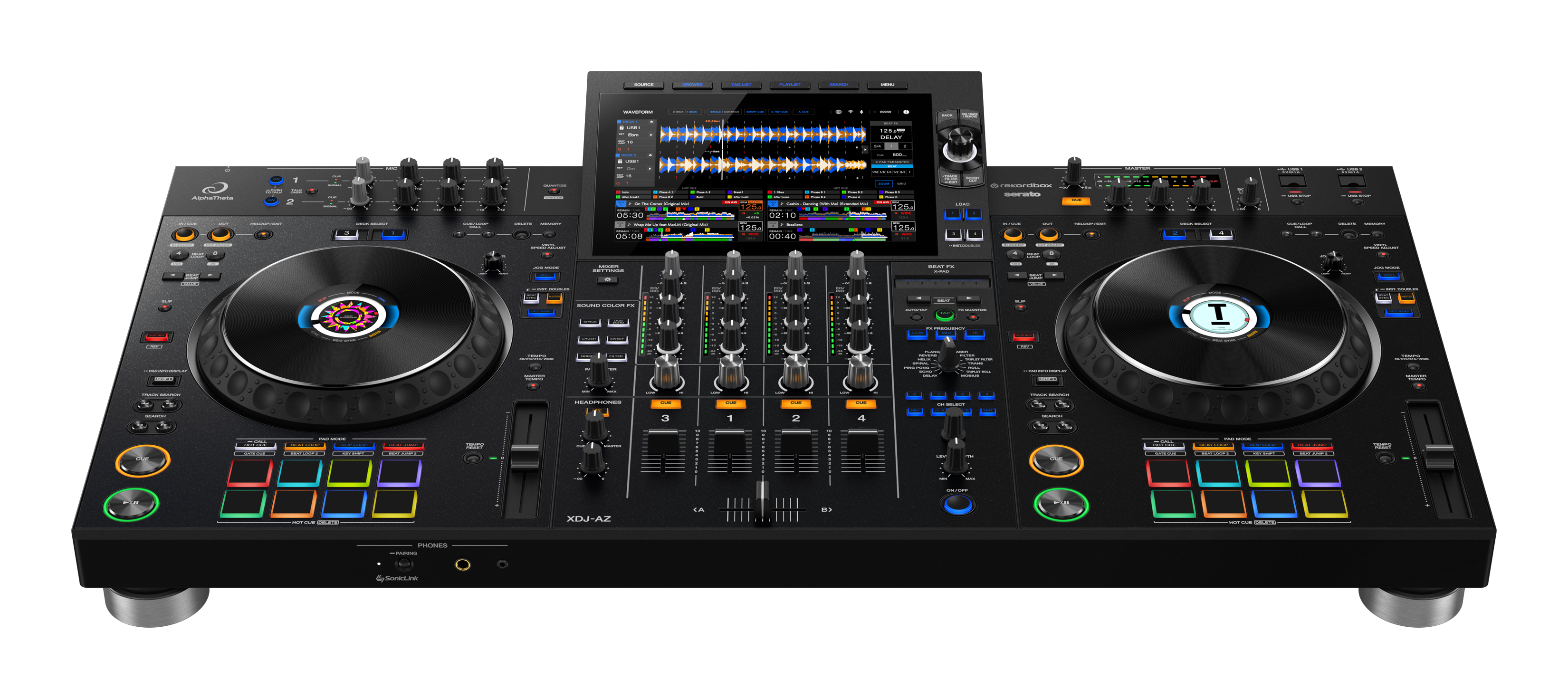 Alpha-Theta XDJ-AZ - 4 Channel Professional all-in-one DJ System