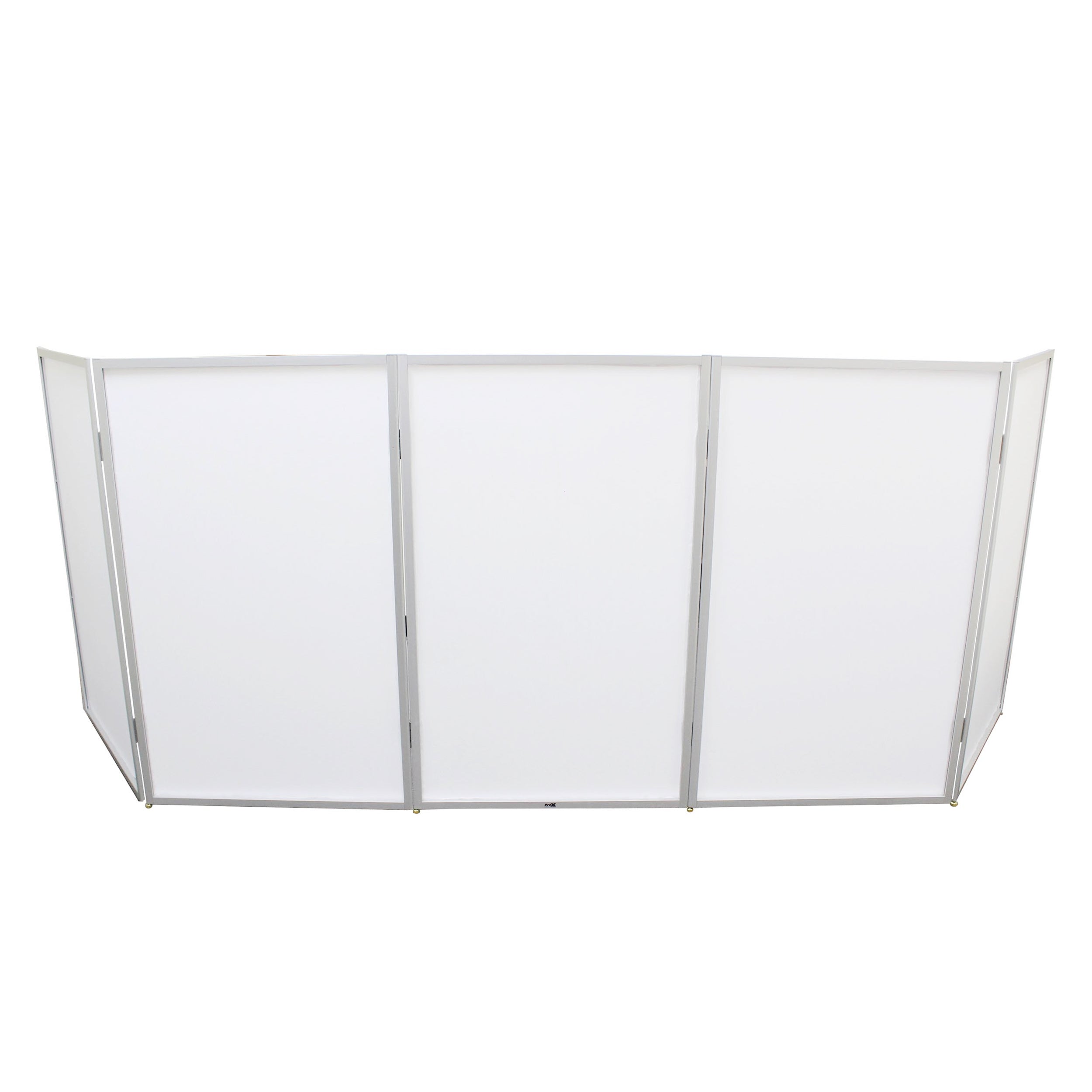 5 Panel Silver Frame DJ Facade W/ Stainless Quick Release 180 Deg Hinges
