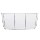 5 Panel Silver Frame DJ Facade W/ Stainless Quick Release 180 Deg Hinges