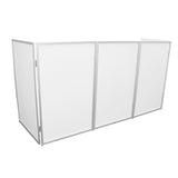 5 Panel Silver Frame DJ Facade W/ Stainless Quick Release 180 Deg Hinges