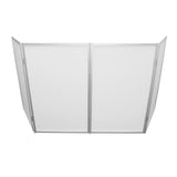 5 Panel Silver Frame DJ Facade W/ Stainless Quick Release 180 Deg Hinges
