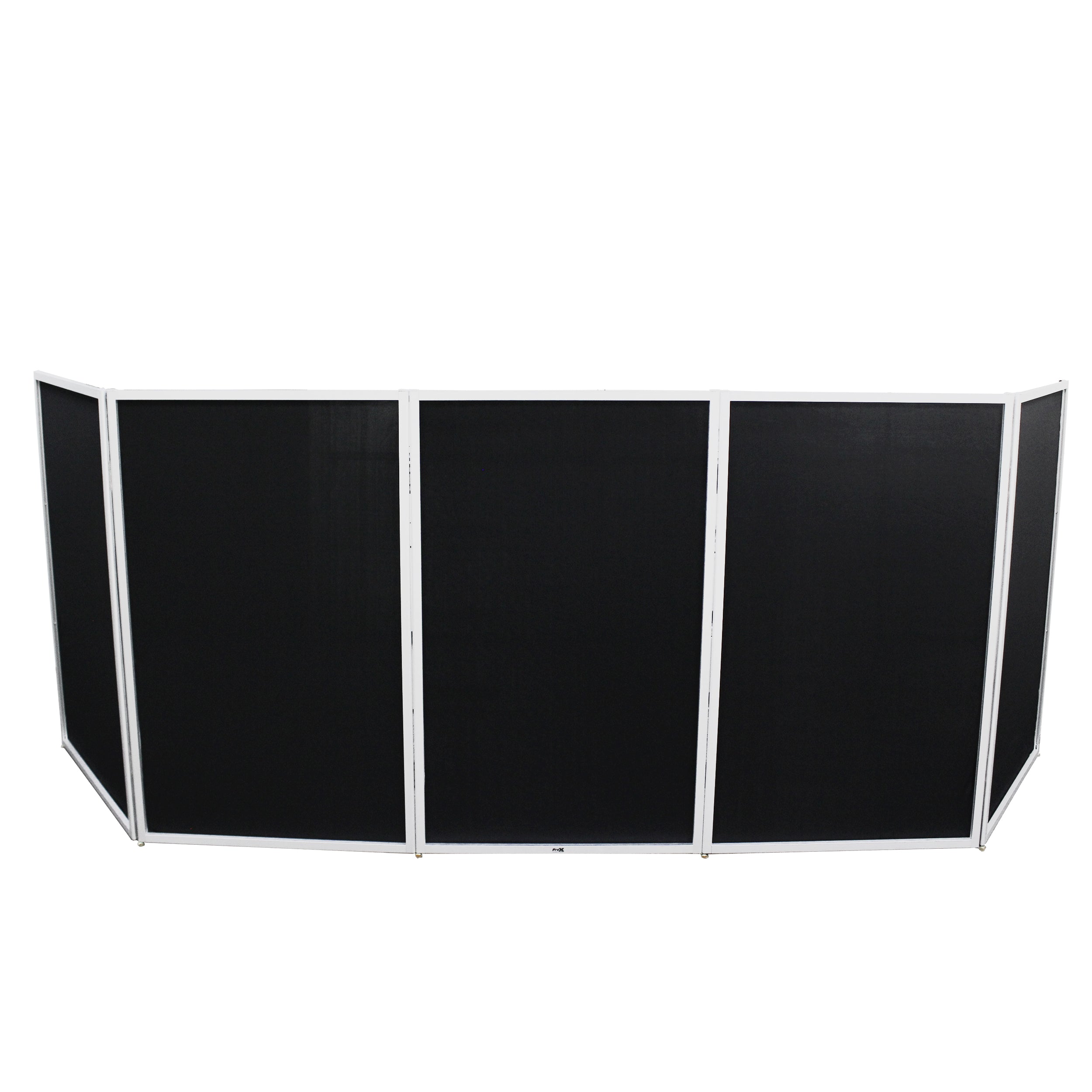 5 Panel - White Frame DJ Facade W-SS Quick Release 180° Hinges