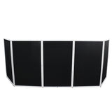 5 Panel - White Frame DJ Facade W-SS Quick Release 180° Hinges