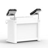 WHITE Universal CDJ Player Mounting Stand for B3 DJ Table Workstation by Humpter